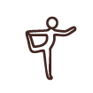 Icono postura yoga